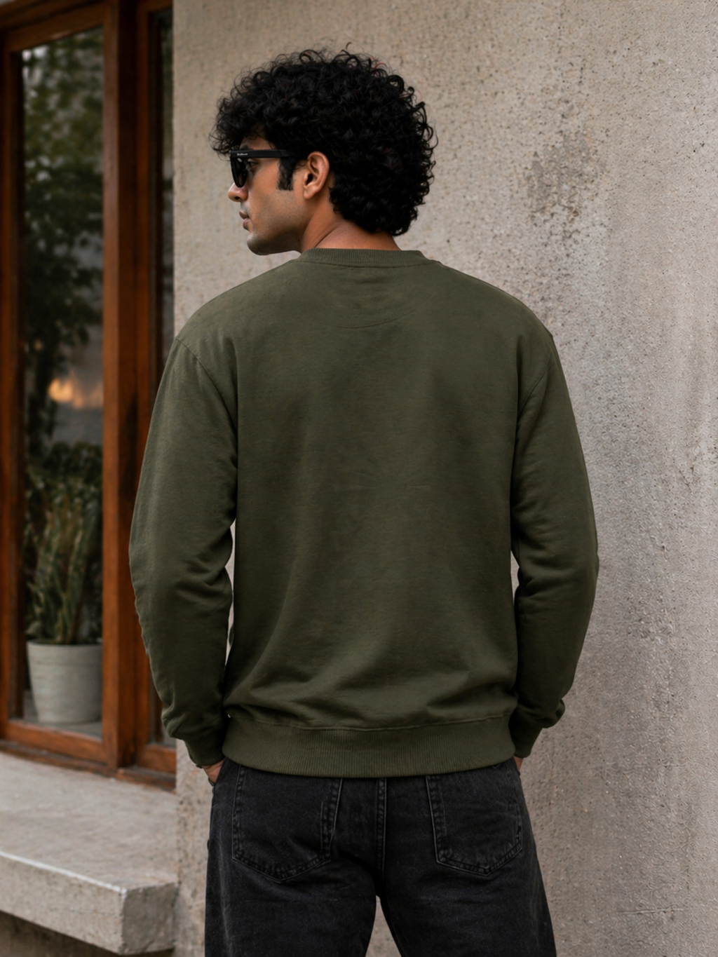 Mahesh Babu Olive Green Hoodie