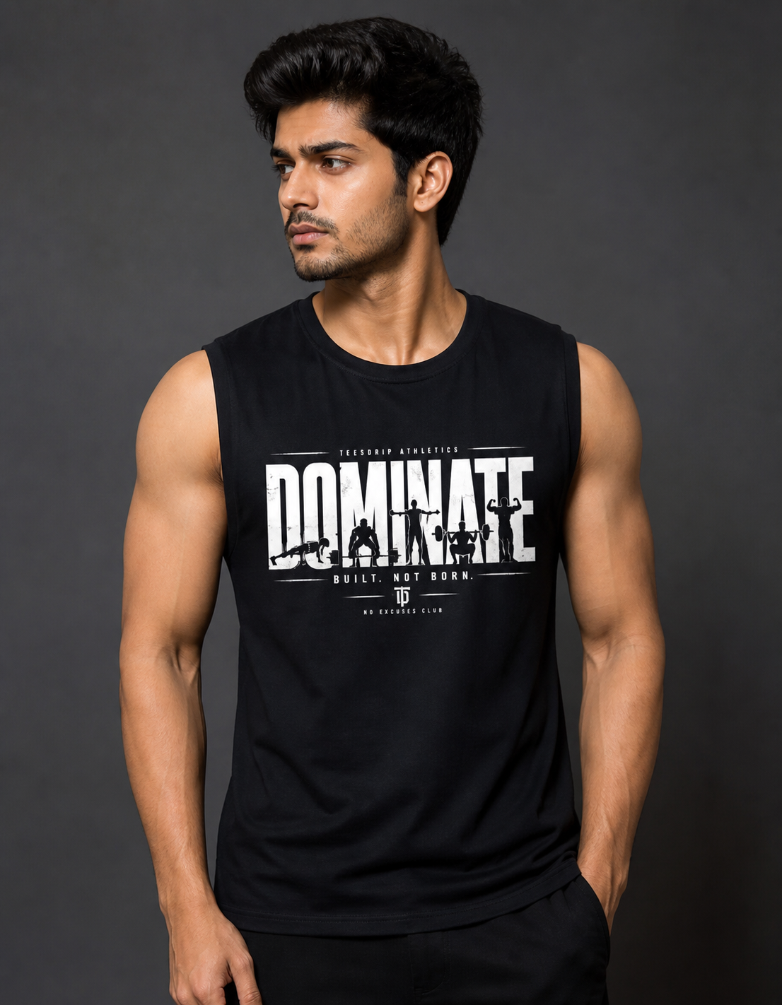 Dominate Teesdrip Tank Top (Black)