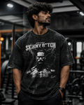 Savage Bulk Acid Wash Oversized Tee
