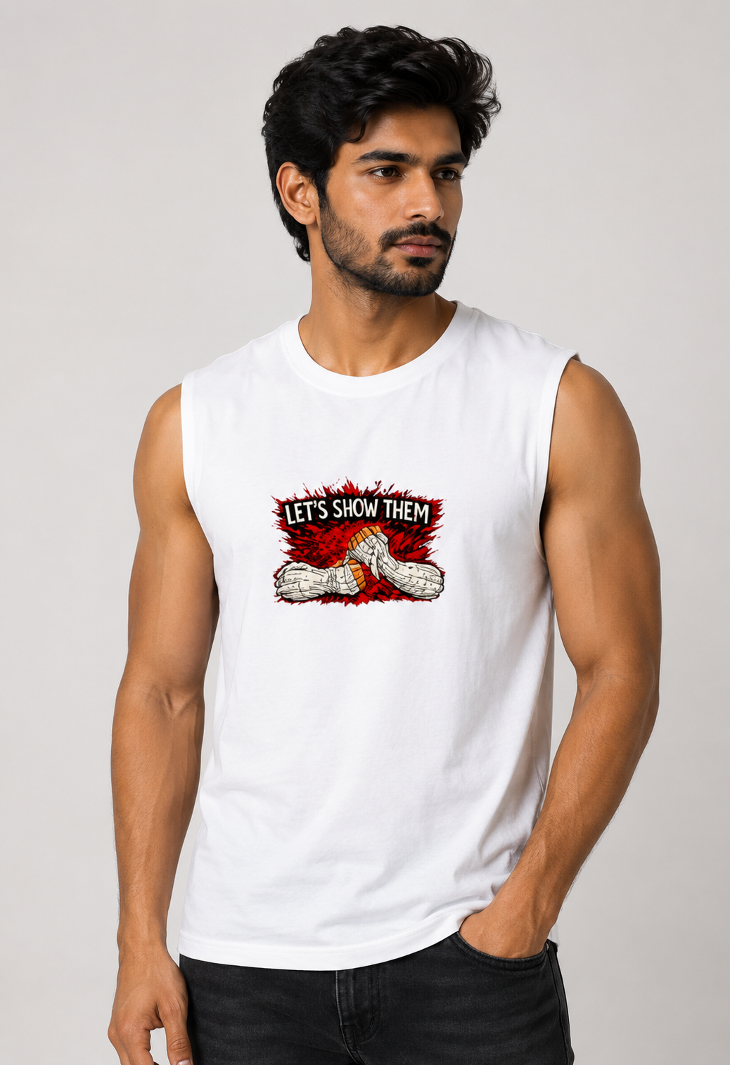 Lets Show Them Tank Top(White)