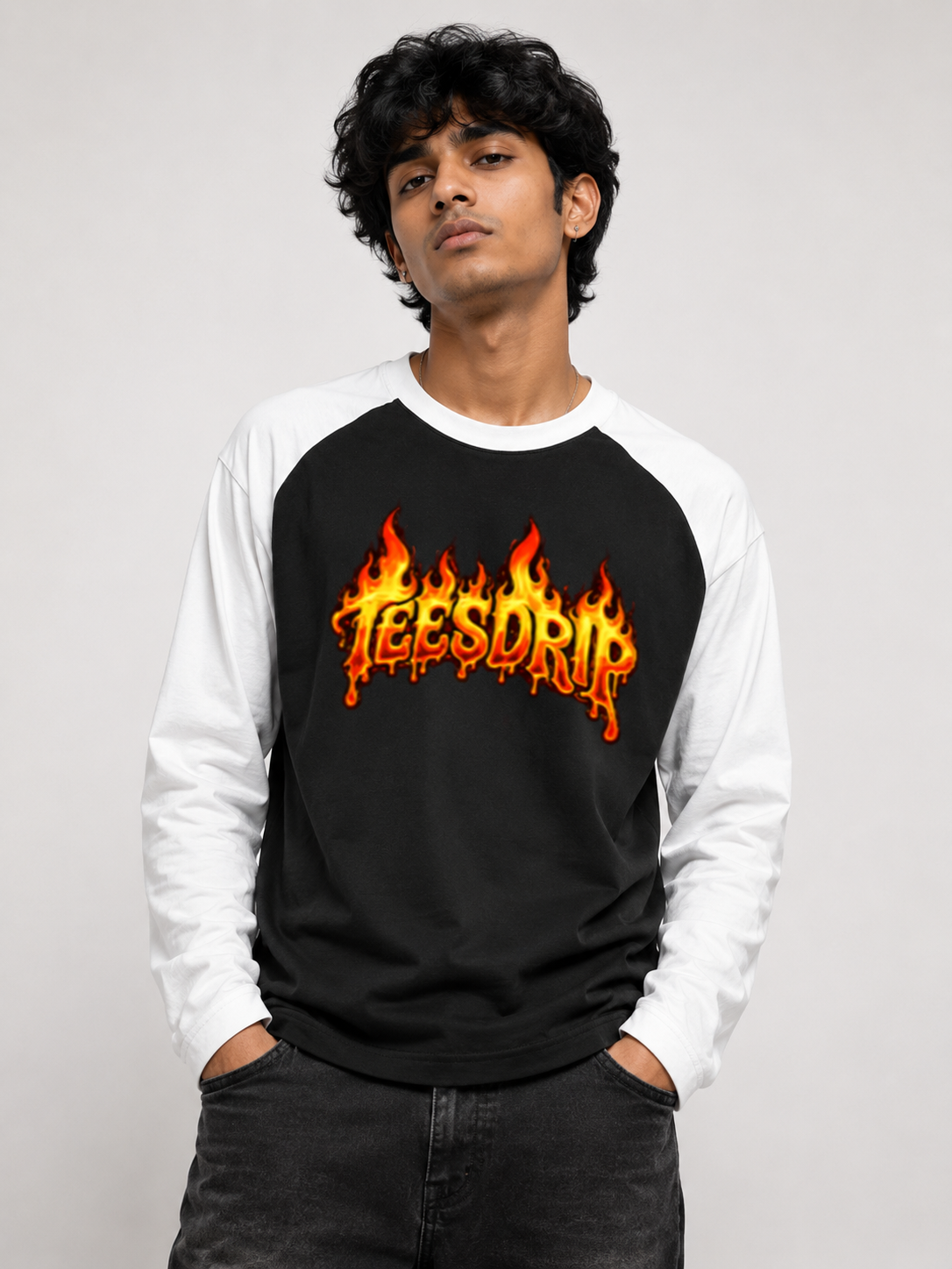 FlameDrip Raglan